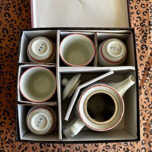 Nagoya Ye Hwa Ceramicware Japanese Hand Painted Cat Tea Set